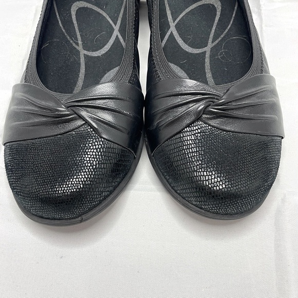 Rockport Aravon Black Andrea AR Ballet Flat Sz 7D WIDE - Picture 6 of 10